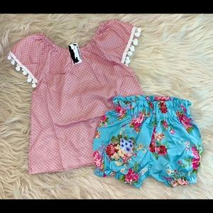 Girls boutique outfit set